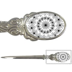 Flowers Mandala Hand Drawing Letter Opener by Wegoenart