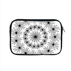 Flowers Mandala Hand Drawing Apple Macbook Pro 15  Zipper Case by Wegoenart