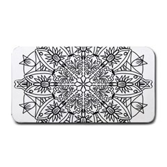 Drawing Pencil Pattern Mandala Medium Bar Mats by Wegoenart