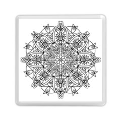 Drawing Pencil Pattern Mandala Memory Card Reader (square) by Wegoenart