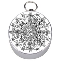 Drawing Pencil Pattern Mandala Silver Compasses by Wegoenart