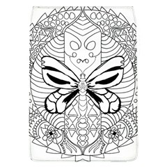 Mandala Butterfly Insect Removable Flap Cover (l) by Wegoenart