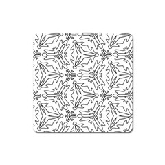 Pattern Design Pretty Cool Art Square Magnet by Wegoenart