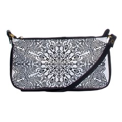 Mandala Drawing Unique Art Pattern Shoulder Clutch Bag by Wegoenart