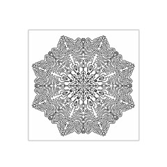 Mandala Drawing Unique Art Pattern Satin Bandana Scarf by Wegoenart