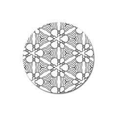 Pattern Design Pretty Cool Art Magnet 3  (round) by Wegoenart