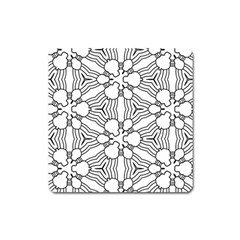 Pattern Design Pretty Cool Art Square Magnet by Wegoenart