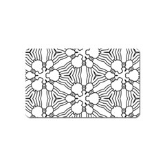 Pattern Design Pretty Cool Art Magnet (name Card) by Wegoenart