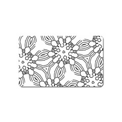 Pattern Design Pretty Cool Art Magnet (name Card) by Wegoenart