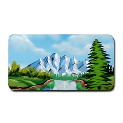 Digital Design Landscape Mountains Medium Bar Mats by Wegoenart