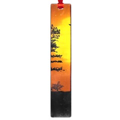 Digital Art Landscape Trees Artwork Large Book Marks by Wegoenart