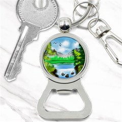 Digital Art Artwork Drawing Bottle Opener Key Chain by Wegoenart