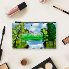 Digital Art Artwork Drawing Cosmetic Bag (small) by Wegoenart