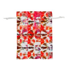 Paint Splatters On A White Background                   Lightweight Drawstring Pouch (l)