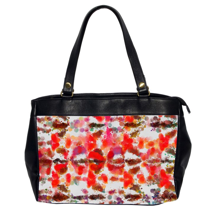 Paint splatters on a white background                       Oversize Office Handbag (2 Sides)