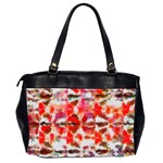 Paint splatters on a white background                       Oversize Office Handbag (2 Sides) Back