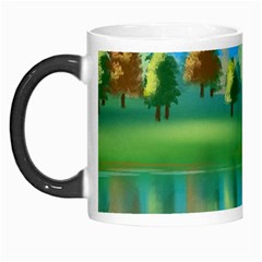 Digital Art Artwork Landscape Boat Morph Mugs