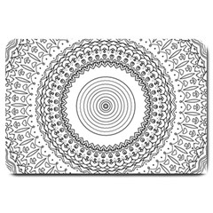 Pattern Design Pretty Cool Art Large Doormat  by Wegoenart