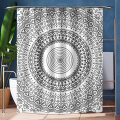 Pattern Design Pretty Cool Art Shower Curtain 60  X 72  (medium) 