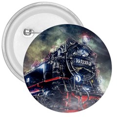 Steam Locomotive Br 99 Historically 3  Buttons by Wegoenart