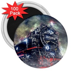 Steam Locomotive Br 99 Historically 3  Magnets (100 Pack) by Wegoenart