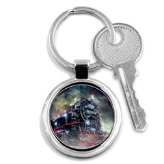 Steam Locomotive Br 99 Historically Key Chain (round) by Wegoenart