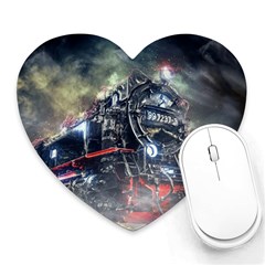 Steam Locomotive Br 99 Historically Heart Mousepads by Wegoenart