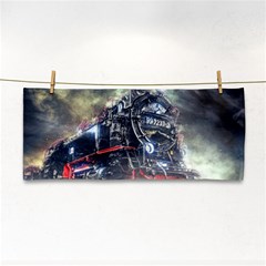 Steam Locomotive Br 99 Historically Hand Towel by Wegoenart