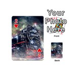 Steam Locomotive Br 99 Historically Playing Cards 54 Designs (Mini) Front - Heart2