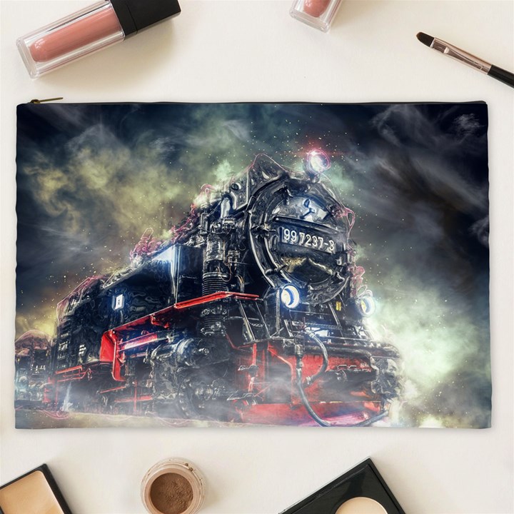 Steam Locomotive Br 99 Historically Cosmetic Bag (XXL)