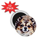 Chihuahua Dog Cute Pets Small 1.75  Magnets (10 pack)  Front