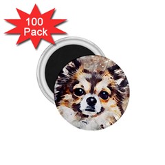 Chihuahua Dog Cute Pets Small 1 75  Magnets (100 Pack)  by Wegoenart