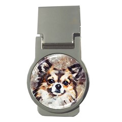 Chihuahua Dog Cute Pets Small Money Clips (round)  by Wegoenart