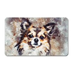 Chihuahua Dog Cute Pets Small Magnet (rectangular) by Wegoenart