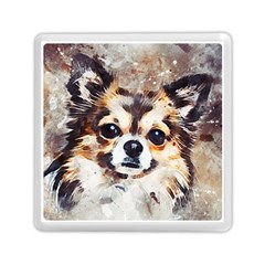 Chihuahua Dog Cute Pets Small Memory Card Reader (square) by Wegoenart