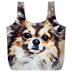 Chihuahua Dog Cute Pets Small Full Print Recycle Bag (xl) by Wegoenart