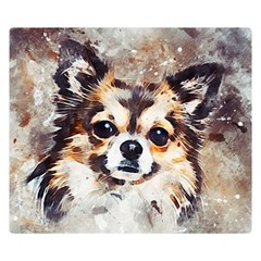 Chihuahua Dog Cute Pets Small Double Sided Flano Blanket (small)  by Wegoenart