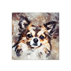 Chihuahua Dog Cute Pets Small Satin Bandana Scarf by Wegoenart