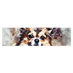 Chihuahua Dog Cute Pets Small Satin Scarf (Oblong) Front