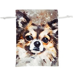 Chihuahua Dog Cute Pets Small  Lightweight Drawstring Pouch (xl) by Wegoenart