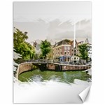 Amsterdam Holland Canal River Canvas 12  x 16  11.86 x15.41  Canvas - 1