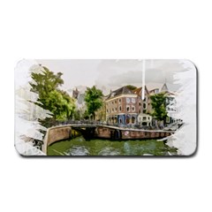 Amsterdam Holland Canal River Medium Bar Mats by Wegoenart