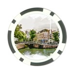 Amsterdam Holland Canal River Poker Chip Card Guard (10 pack) Front