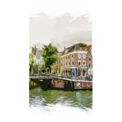 Amsterdam Holland Canal River Memory Card Reader (rectangular) by Wegoenart