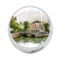 Amsterdam Holland Canal River 4-port Usb Hub (one Side) by Wegoenart