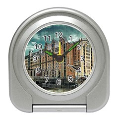 Architecture City Building Travel Travel Alarm Clock by Wegoenart