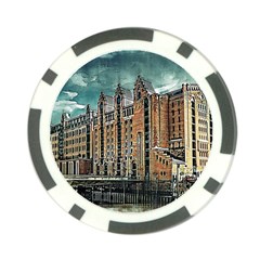 Architecture City Building Travel Poker Chip Card Guard by Wegoenart