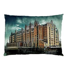 Architecture City Building Travel Pillow Case by Wegoenart