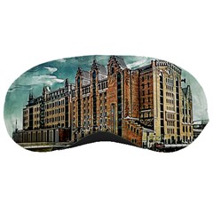 Architecture City Building Travel Sleeping Mask by Wegoenart