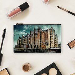 Architecture City Building Travel Cosmetic Bag (small) by Wegoenart